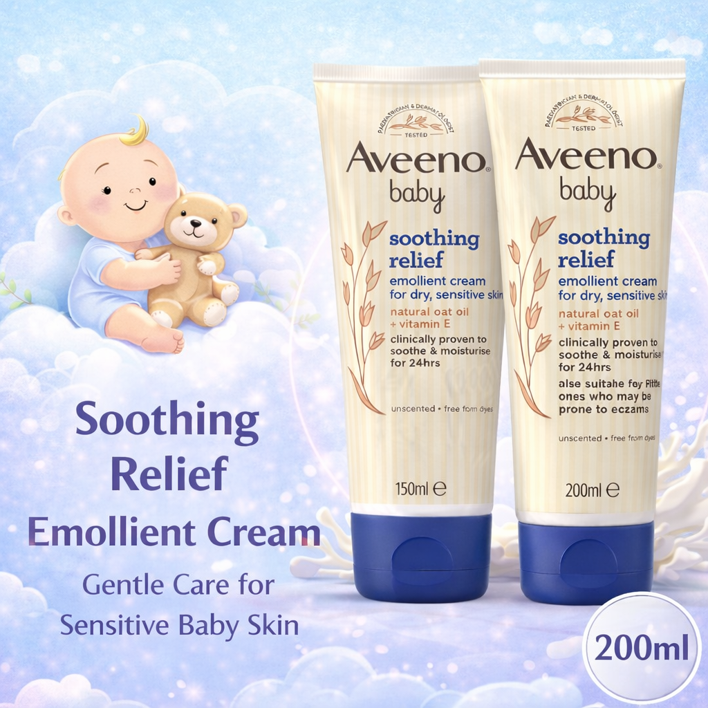 Aveeno Baby Soothing Relief Emollient Cream - Dermatologist Recommended
